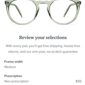BRAND NEW Warby parker haskell orginal glasses